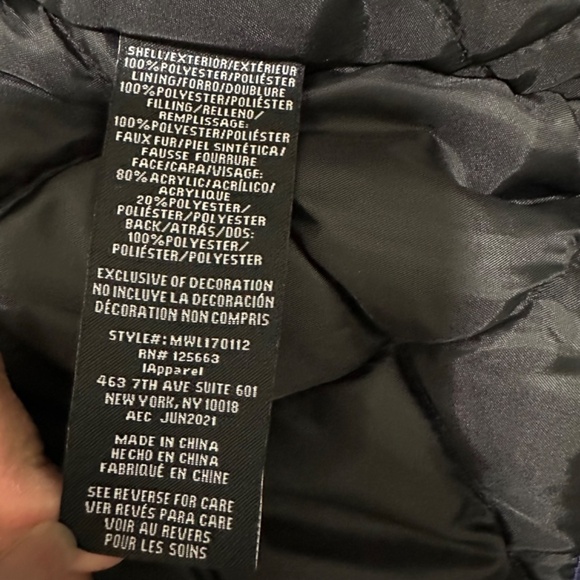 Members Only x Space Jam: A New Legacy Snorkel Bomber Puffer Jacket Medium - Picture 7 of 16